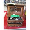 Image 1 : Wood Jewelry Box & Contents
