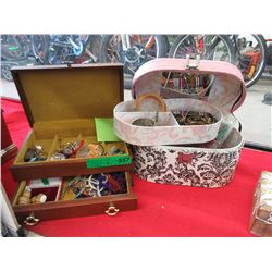 2 Jewelry Boxes & Contents
