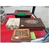 Image 1 : 4 Wood Boxes - used