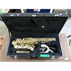 Fujiyama saxophone in case - used