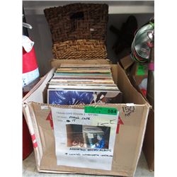 3 Boxes of vintage LP records