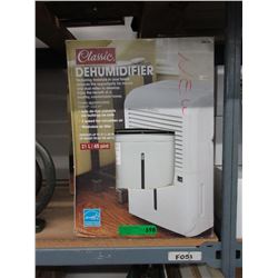 21 Liter dehumidifier