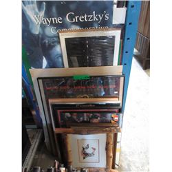 12 Assorted wall art & memorabilia