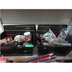 2 Totes of used toys