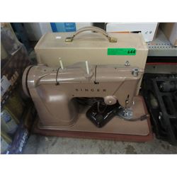 Vintage Singer portable sewing machine