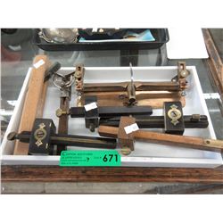 7 Vintage woodworking tools