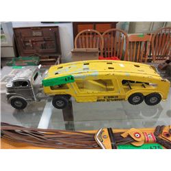 Vintage Structo car transporter