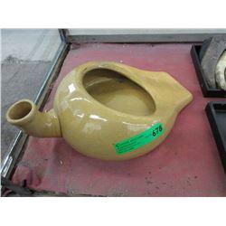 Antique Porcelain Chamber Bed Pan circa 1870