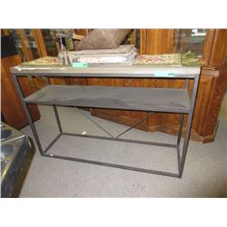 Metal hall table