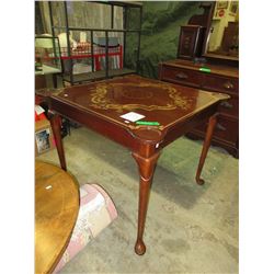 Vintage Queen Anne style games table