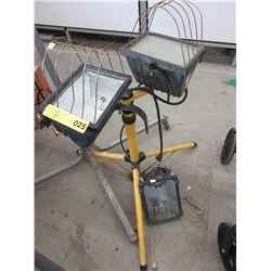 Double Head Work Light on Stand - Plus Single