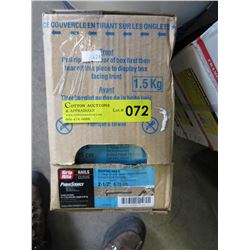 Case of new 2 1/2" Roofing Nails