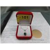 Image 2 : 1.70 CT Emerald & Diamond Pendant & Chain