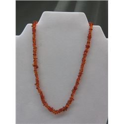 34 CT Orange Baltic Amber Necklace