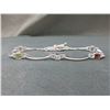 Image 1 : 3.6 CTW Princess Cut Multi-Gemstone Bracelet