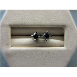 New - 1/4 CT Black Diamond Stud Earrings
