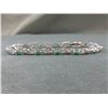 Image 1 : Emerald & Diamond Tennis Bracelet