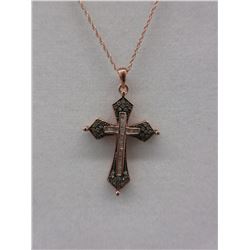 1/2 CT Diamond Cross Necklace
