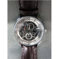 New - 2-Side Skeleton Mechanical Wristwatch
