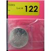 Image 2 : 1 Ounce - .9999 Fine Silver Maple Leaf Coin - 2012