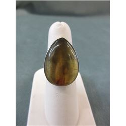 Custom Made .925 Baltic Amber Ring