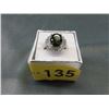 Image 2 : Sterling Silver Estate Crystal Ring