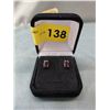 Image 2 : New - Oval Cut Garnet Stud Earrings