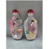 Image 1 : 2 Hand Painted Chinese Snuff Bottles