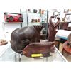 Image 1 : 3 Solid wood figurines