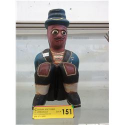 Antique Folk Art Carved Man