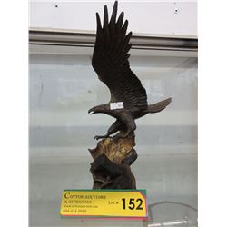 Solid bronze statue "Wings of Glory"