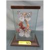 Image 1 : 2 Tree Nymph butterflies in display case
