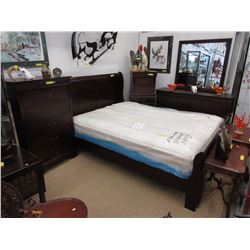 New - Queen size bedroom set - 6 piece