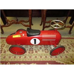 Children's ride-on tin car