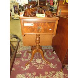Vintage accent table with drawer