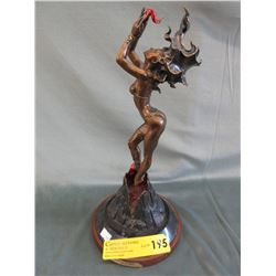 Bronze statue by Boris: "Mistress of Fire"