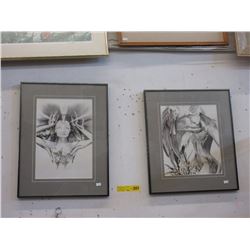 2 John Hatsea framed prints