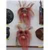 Image 1 : 2 Wicker wall masks