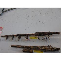 Small throwing spear with hide & shell case