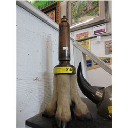 Vintage African goat leg lamp base