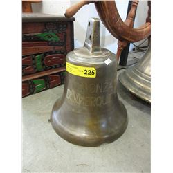 Brass metal ship's bell - "Monza "Dunkerque 1972"