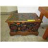 Image 1 : First Nations carved wood chest