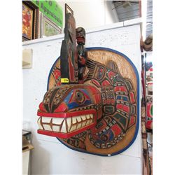 West Coast carved wall art