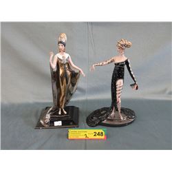 2 "House of Erté" Limited edition figurines