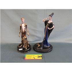 2 "House of Erté" Limited edition figurines