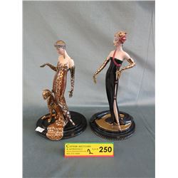 2 "House of Erté" Limited edition figurines