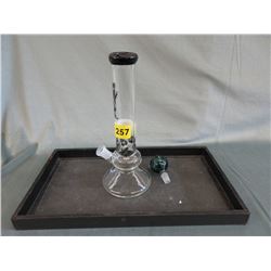 New - 10" Glass pipe with bowl