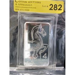 10 Troy Oz. 2014 Year of the Horse Silver Bar