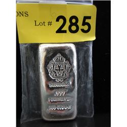 Scottsdale Mint 100 Gram .999 Silver Loaf Bar