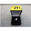 Image 2 : 10KT White Gold 1 CT Pink Sapphire Solitaire Ring